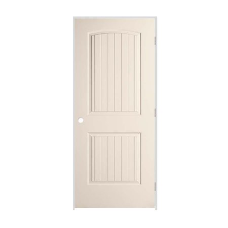TRIMLITE Molded Door 18" x 80", Primed White 1668MHCSANLH26D4916